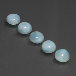 Achetez naturel ct bleue larimar gems, coupe roude, en provenance république dominicaine chez gemselect. en stock, livraison internationale!