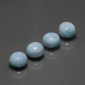 Achetez naturel ct Bleu Larimar gems, Coupe roude, En provenance République Dominicaine chez GemSelect. En stock, livraison internationale!