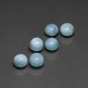 Achetez naturel ct bleue larimar gems, coupe roude, en provenance république dominicaine chez gemselect. en stock, livraison internationale!