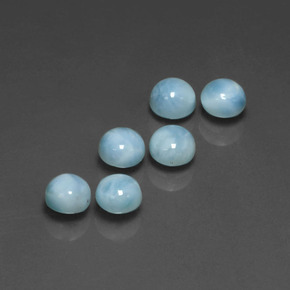 Achetez naturel ct bleue larimar gems, coupe roude, en provenance république dominicaine chez gemselect. en stock, livraison internationale!