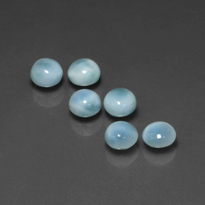 Achetez naturel ct bleue larimar gems, coupe roude, en provenance république dominicaine chez gemselect. en stock, livraison internationale!