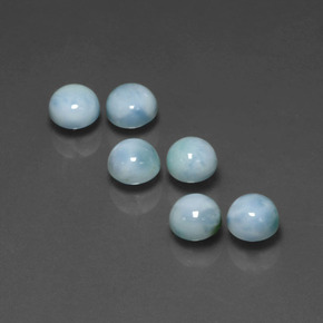 Achetez naturel ct bleue larimar gems, coupe roude, en provenance république dominicaine chez gemselect. en stock, livraison internationale!