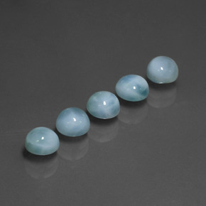 Achetez naturel ct bleue larimar gems, coupe roude, en provenance république dominicaine chez gemselect. en stock, livraison internationale!