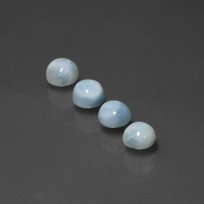 Achetez naturel ct bleue larimar gems, coupe roude, en provenance république dominicaine chez gemselect. en stock, livraison internationale!