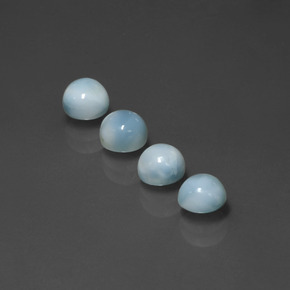 Achetez naturel ct bleue larimar gems, coupe roude, en provenance république dominicaine chez gemselect. en stock, livraison internationale!