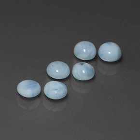 Achetez naturel ct bleue larimar gems, coupe roude, en provenance république dominicaine chez gemselect. en stock, livraison internationale!