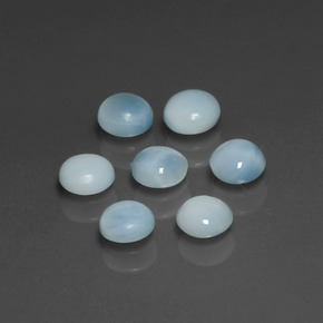 Achetez naturel ct Bleu Larimar gems, Coupe roude, En provenance République Dominicaine chez GemSelect. En stock, livraison internationale!