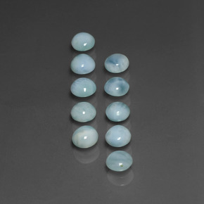 Achetez naturel ct Bleu Larimar gems, Coupe roude, En provenance République Dominicaine chez GemSelect. En stock, livraison internationale!