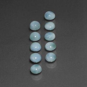 Achetez naturel ct bleue larimar gems, coupe roude, en provenance république dominicaine chez gemselect. en stock, livraison internationale!
