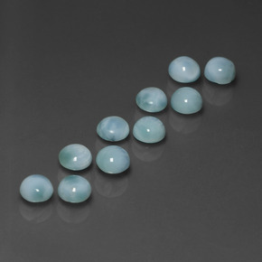 Achetez naturel ct bleue larimar gems, coupe roude, en provenance république dominicaine chez gemselect. en stock, livraison internationale!