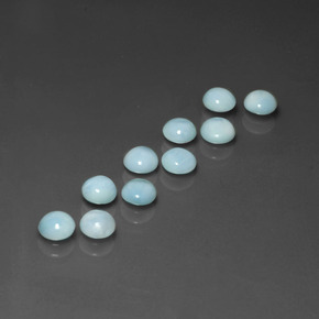 Achetez naturel ct bleue larimar gems, coupe roude, en provenance république dominicaine chez gemselect. en stock, livraison internationale!