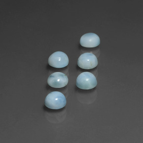 Achetez naturel ct Bleu Larimar gems, Coupe roude, En provenance République Dominicaine chez GemSelect. En stock, livraison internationale!