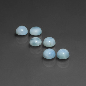 Achetez naturel ct Bleu Larimar gems, Coupe roude, En provenance République Dominicaine chez GemSelect. En stock, livraison internationale!
