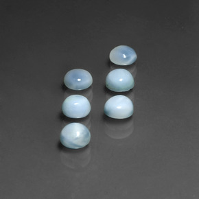 Achetez naturel ct bleue larimar gems, coupe roude, en provenance république dominicaine chez gemselect. en stock, livraison internationale!