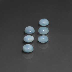 Achetez naturel ct bleue larimar gems, coupe roude, en provenance république dominicaine chez gemselect. en stock, livraison internationale!