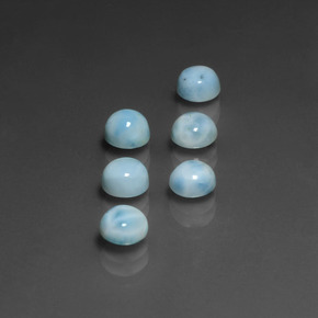 Achetez naturel ct bleue larimar gems, coupe roude, en provenance république dominicaine chez gemselect. en stock, livraison internationale!