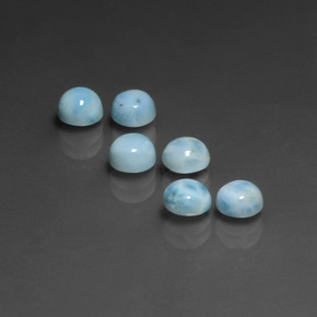 Achetez naturel ct bleue larimar gems, coupe roude, en provenance république dominicaine chez gemselect. en stock, livraison internationale!