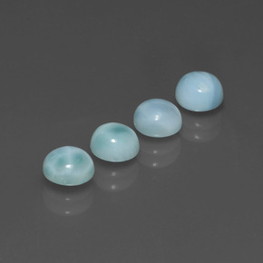 Achetez naturel ct Bleu Larimar gems, Coupe roude, En provenance République Dominicaine chez GemSelect. En stock, livraison internationale!