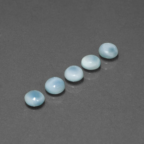 Achetez naturel ct bleue larimar gems, coupe roude, en provenance république dominicaine chez gemselect. en stock, livraison internationale!