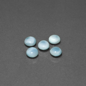 Achetez naturel ct bleue larimar gems, coupe roude, en provenance république dominicaine chez gemselect. en stock, livraison internationale!