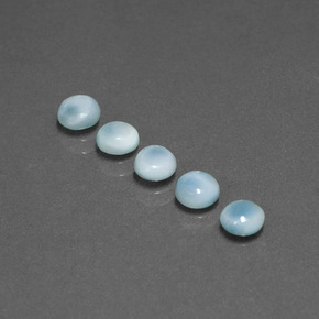Achetez naturel ct bleue larimar gems, coupe roude, en provenance république dominicaine chez gemselect. en stock, livraison internationale!