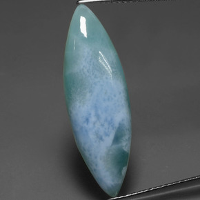 Larimar bleue naturelle marquise, 7,63 ct, opaque