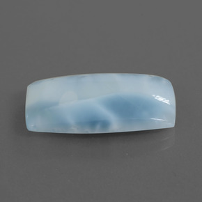 Larimar bleue naturelle coupe coussin, 11,31 ct, opaque