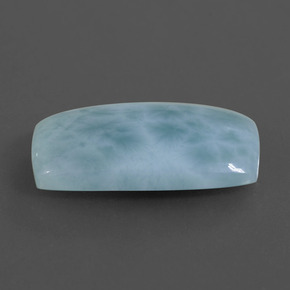 Larimar bleue naturelle coupe coussin, 10,90 ct, opaque