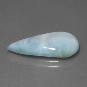 Larimar Bleu naturelle En forme de poire, 4.67 ct, Opaque