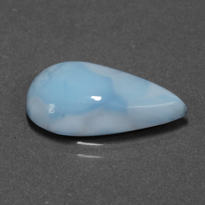 Larimar Bleu naturelle En forme de poire, 6.15 ct, Opaque