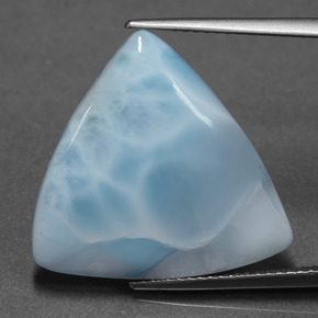 Larimar Bleu naturelle Trillion, 11.30 ct, Opaque