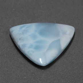 Larimar Bleu naturelle Trillion, 11.30 ct, Opaque