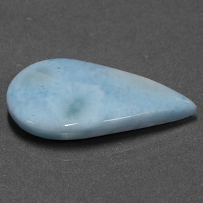 Larimar Bleu naturelle En forme de poire, 7.49 ct, Opaque