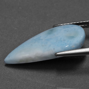 Larimar Bleu naturelle En forme de poire, 7.49 ct, Opaque