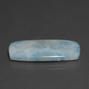 Larimar Bleu naturelle Coupe coussin, 13.16 ct, Opaque