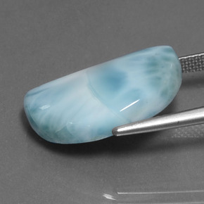 Larimar Bleu naturelle Forme fantaisie, 11.14 ct, Opaque