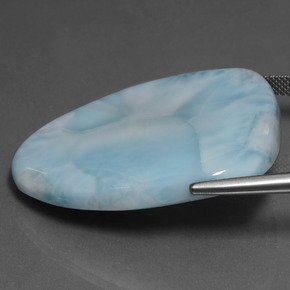 Larimar Bleu bébé naturelle Forme fantaisie, 64.62 ct, Opaque