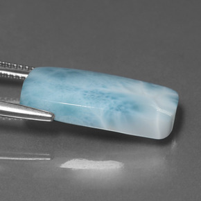 Larimar Bleu bébé naturelle Coupe coussin, 11.30 ct, Opaque