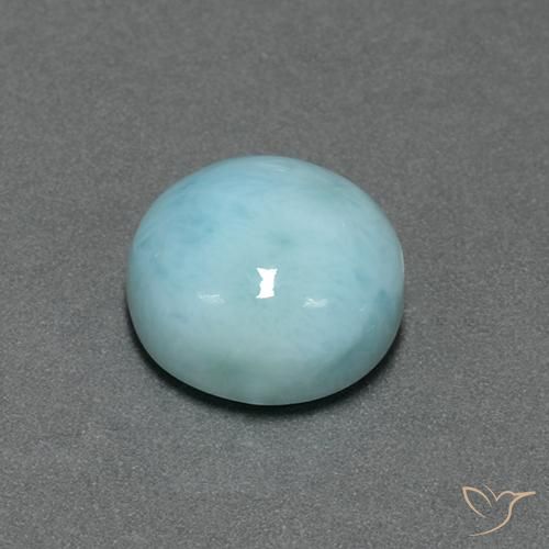 Larimar Bleu clair naturelle Tour, 6.79 ct, Opaque