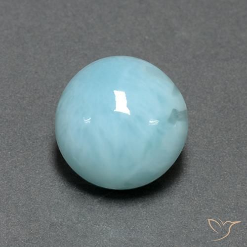 Larimar Bleu clair naturelle Tour, 6.50 ct, Opaque