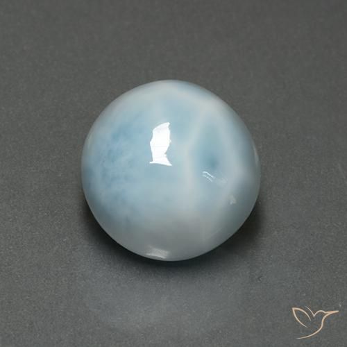Larimar Bleu clair naturelle Tour, 5.43 ct, Opaque