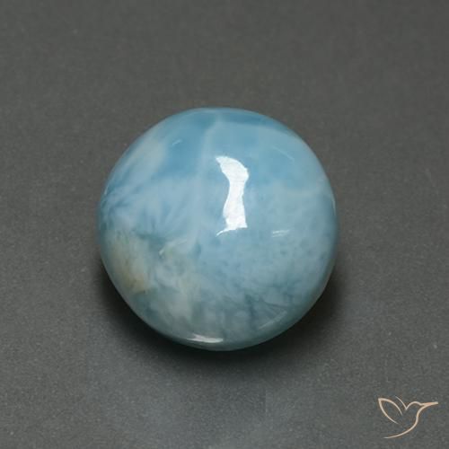 Larimar Bleu clair naturelle Tour, 6.73 ct, Opaque