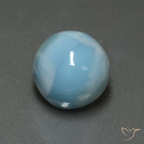 Larimar Bleu clair naturelle Tour, 7.09 ct, Opaque