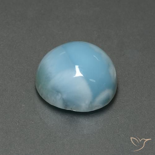 Larimar Bleu clair naturelle Tour, 7.09 ct, Opaque