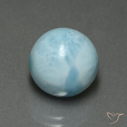 Larimar Bleu clair naturelle Tour, 6.37 ct, Opaque