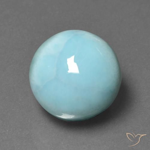 Larimar Bleu clair naturelle Tour, 6.92 ct, Opaque