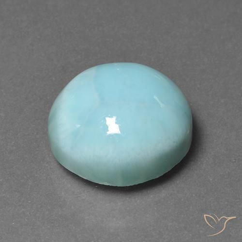 Larimar Bleu clair naturelle Tour, 6.92 ct, Opaque