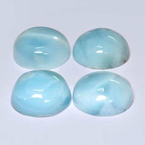 Achetez naturel 14,19ct turquoise larimar gems, coupe roude, en provenance république dominicaine chez gemselect. en stock, livraison internationale!