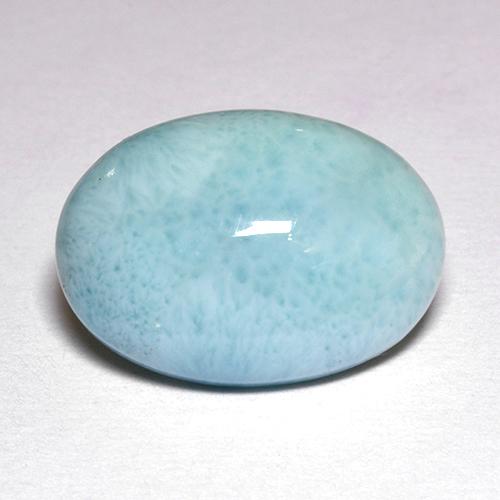 Larimar Bleu naturelle Coupe ovale, 4.71 ct, Opaque