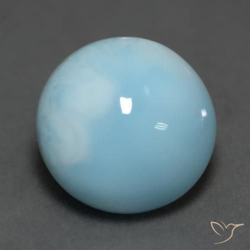 Larimar Bleu aquatique naturelle Tour, 6.20 ct, Translucide